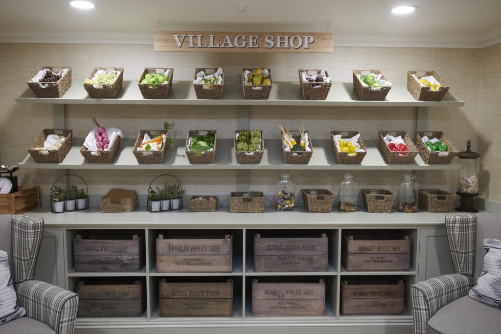 Candlewood House Care home in North London village shop by TLC Care