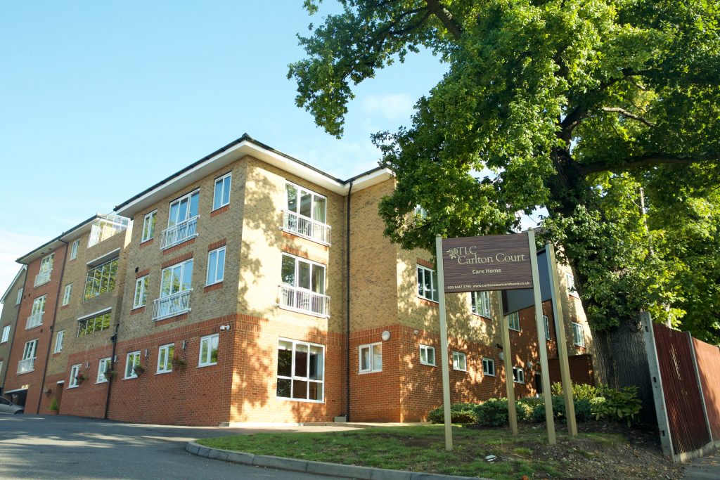 Carlton Court Care home in Barnet North London Outside Look