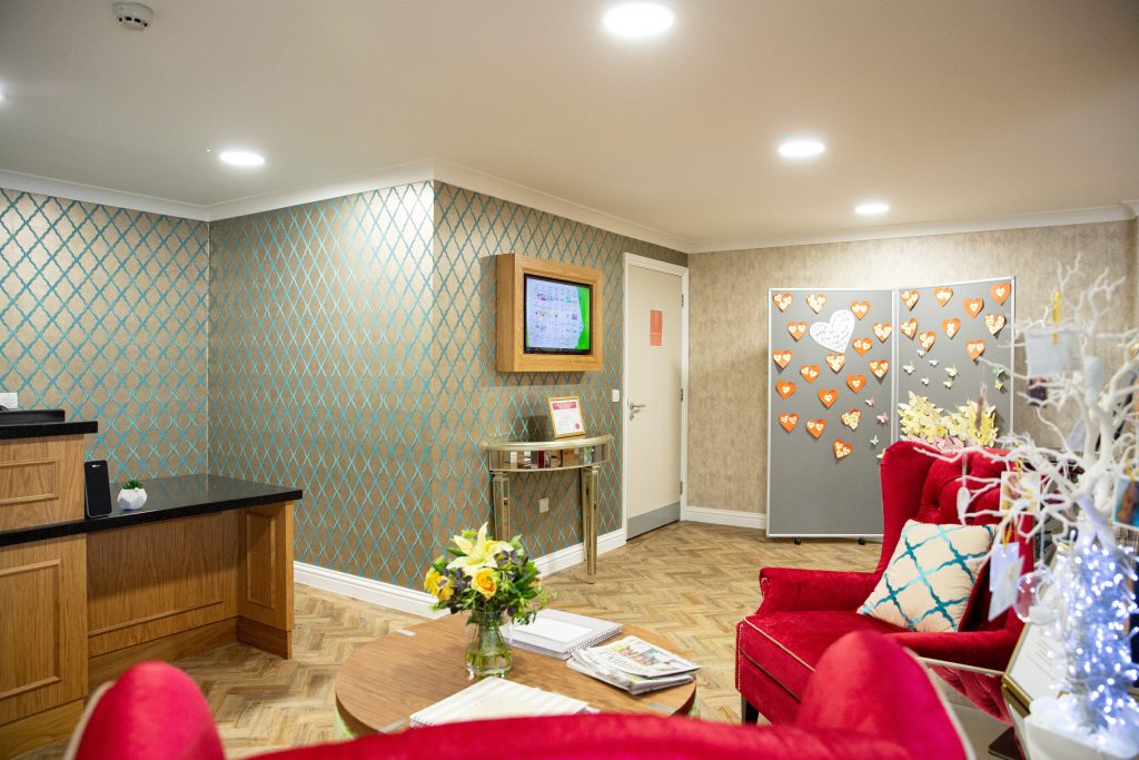 Cherry Hinton Care home in Cambridge lobby by TLC Care 2-min