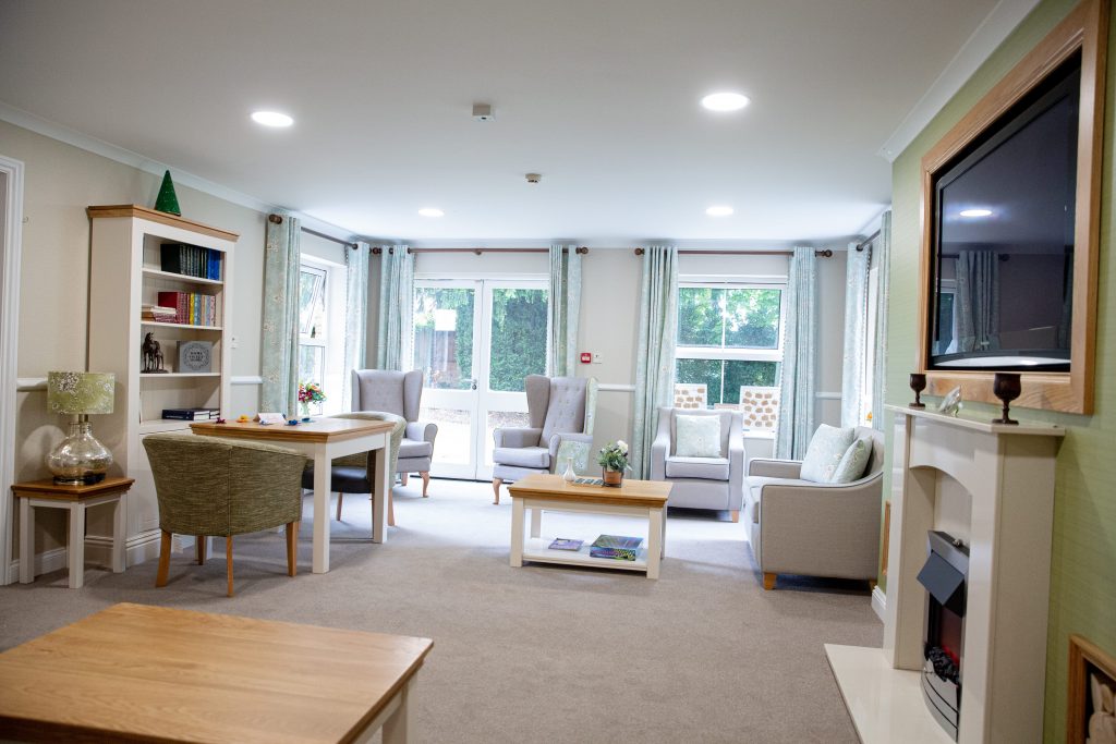 Cherry Hinton Care home in Cambridge lobby by TLC Care-min