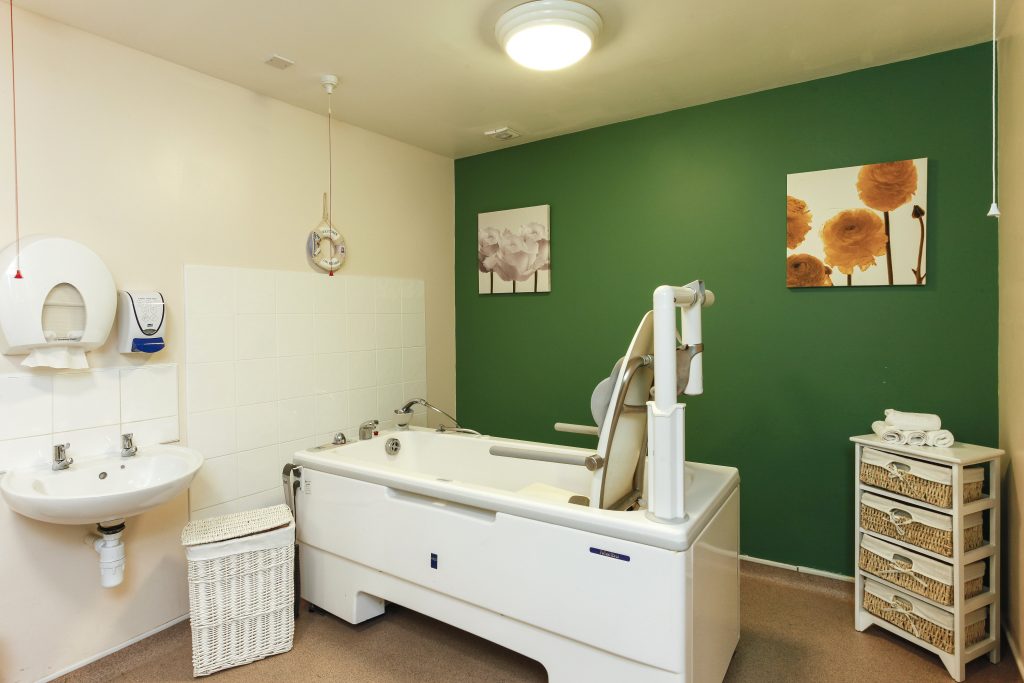 Cherry Hinton Care home in Cambridge specialist bath by TLC Care-min