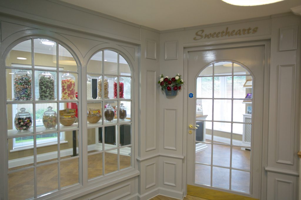 Frimley Care Home Camberley Manor sweetshop