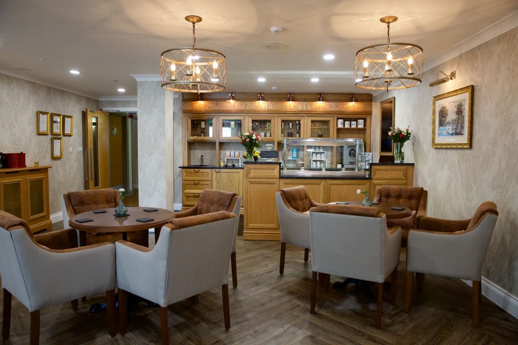 Chesterton care home Cambridge Manor cafe