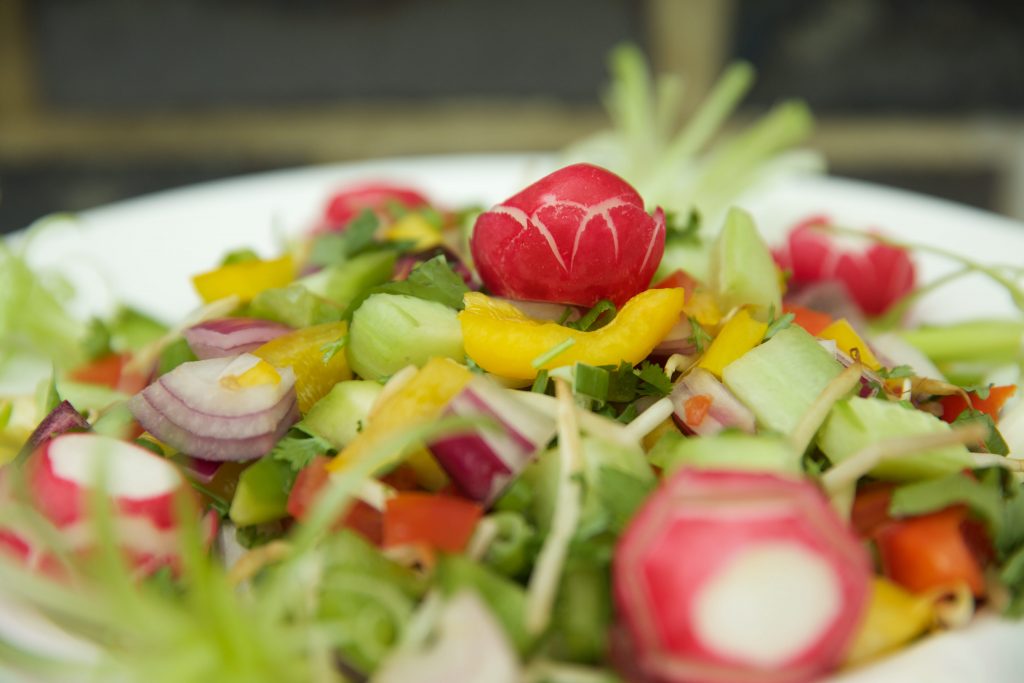 Arkley Carlton Court Care Home food decoration