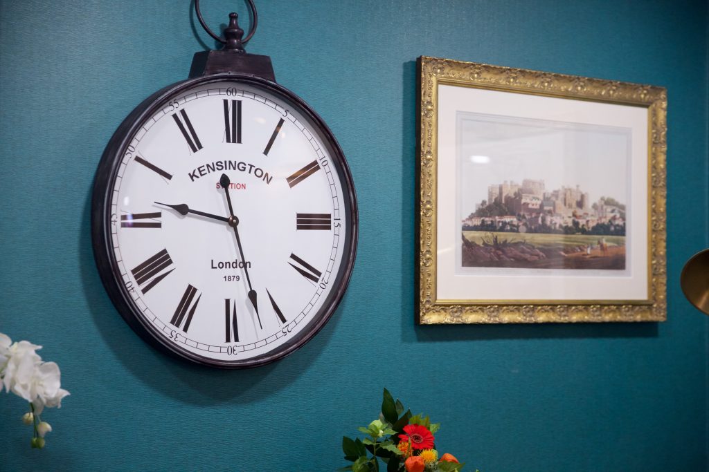 Arkley Carlton Court Care Home reception decor