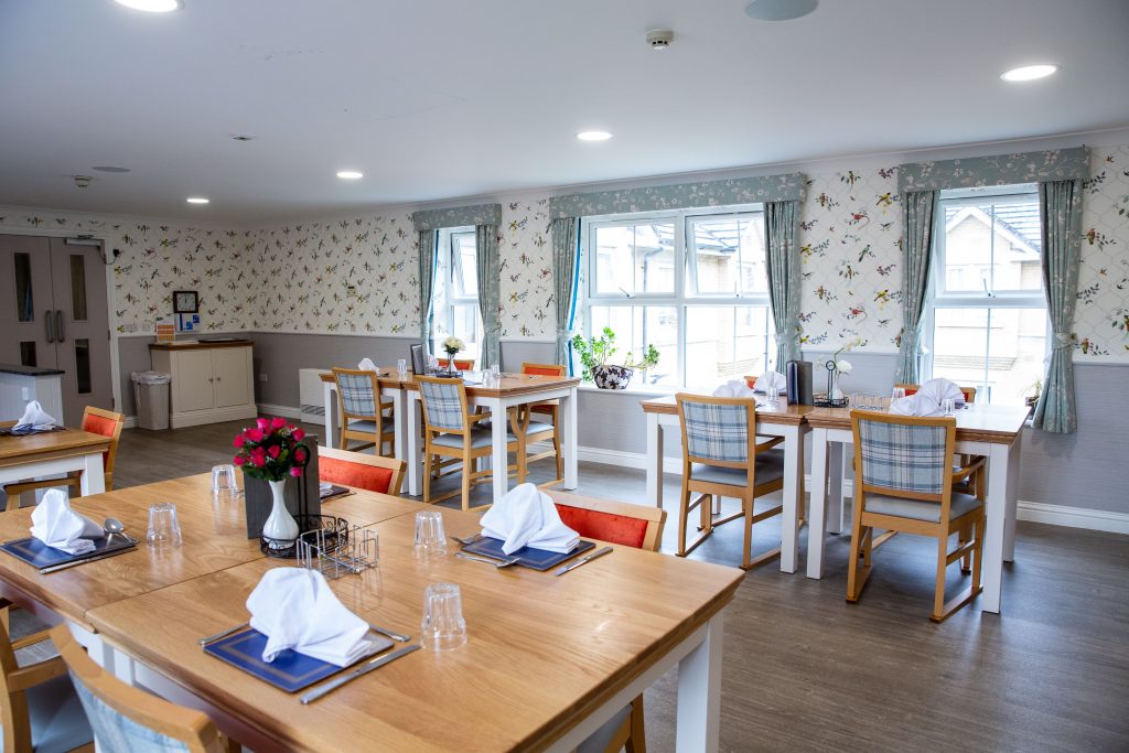 Fulbourn Road Care Home Cherry Hinton dining and food