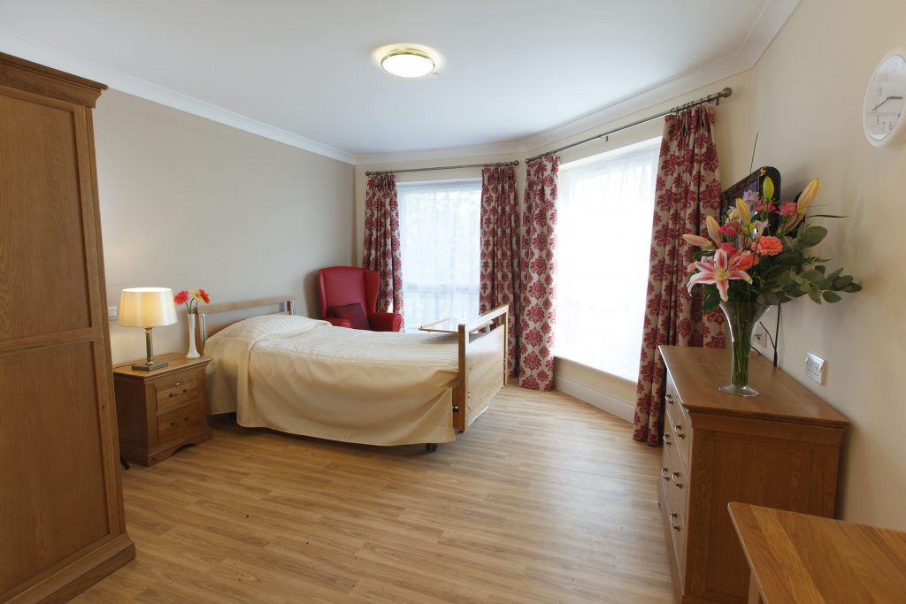 Cooperscroft Care home Brookmans Park TLC Care bedroom accommodation