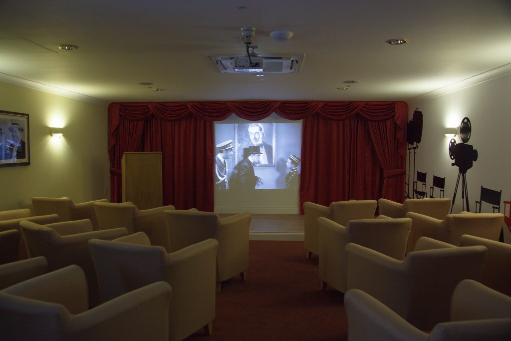 Cooperscroft Care home Brookmans Park TLC Care cinema