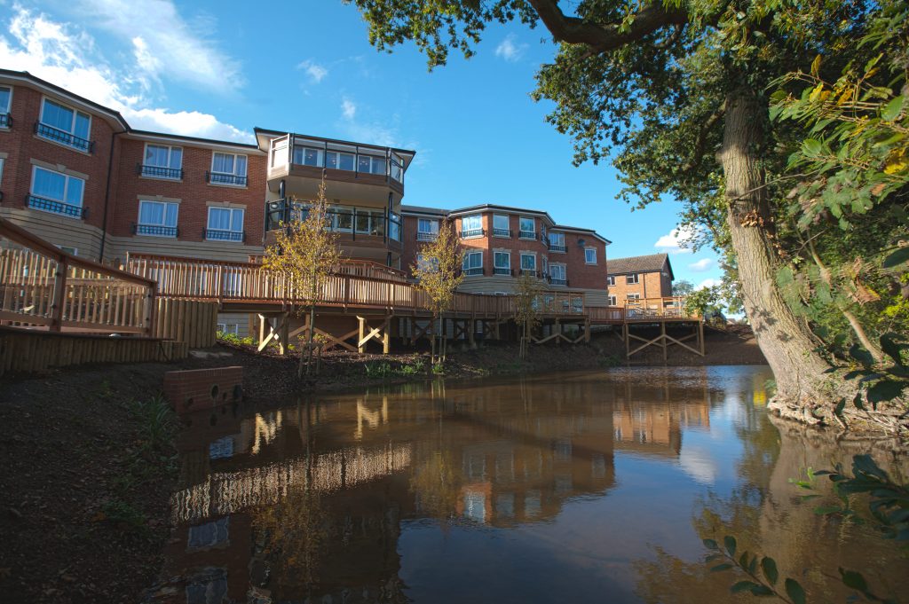 Cooperscroft Care home Brookmans Park TLC Care exterior gardens