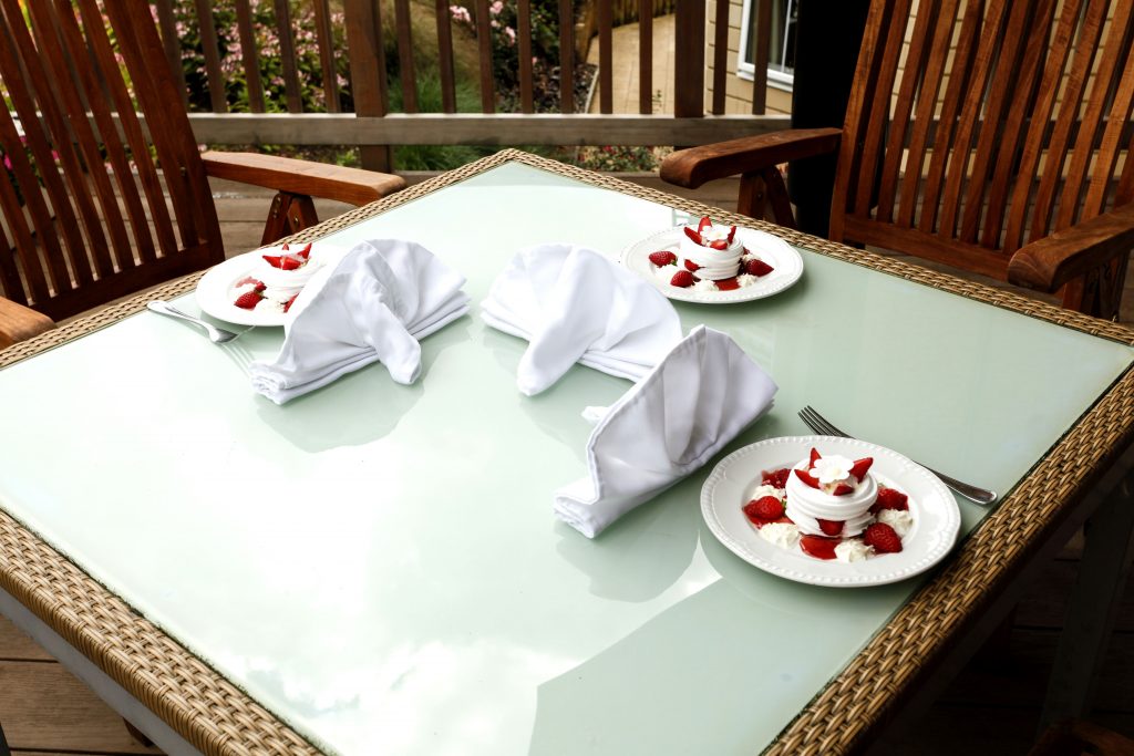 Cooperscroft Care home Brookmans Park TLC Care outdoor dining
