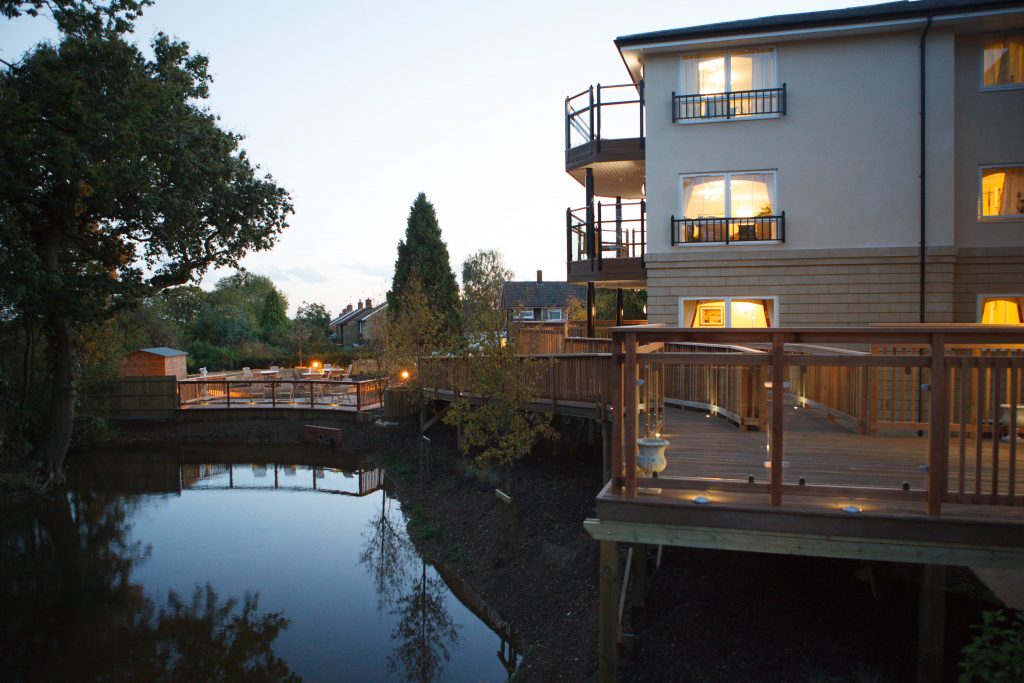 Cooperscroft Care home Brookmans Park TLC Care outdoor ponds