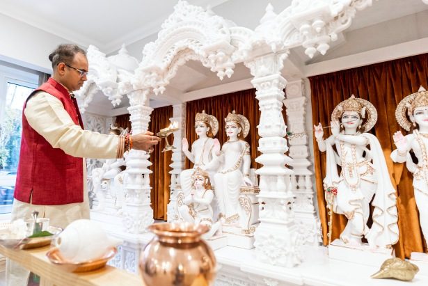 Kailash Manor unique religious corner