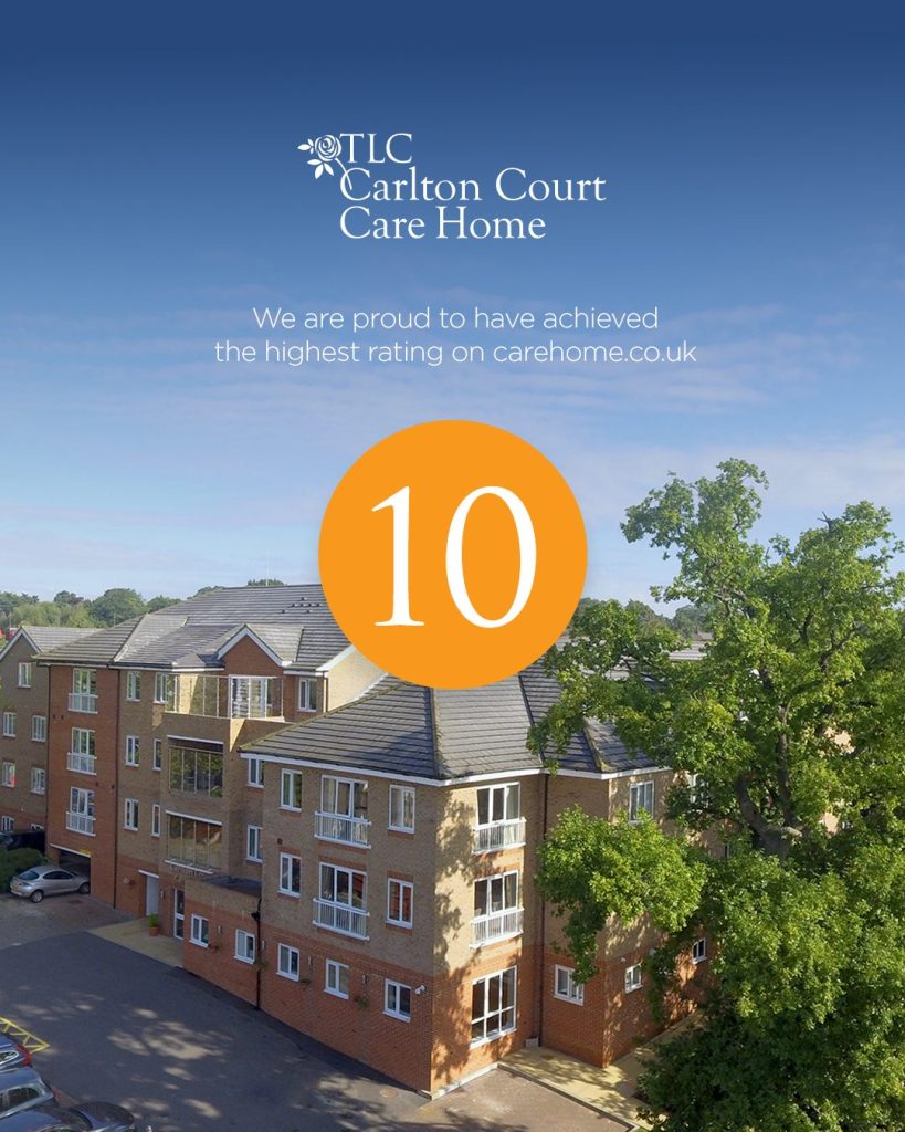 Carlton Court Care Home awarded 10/10 rating for outstanding care
