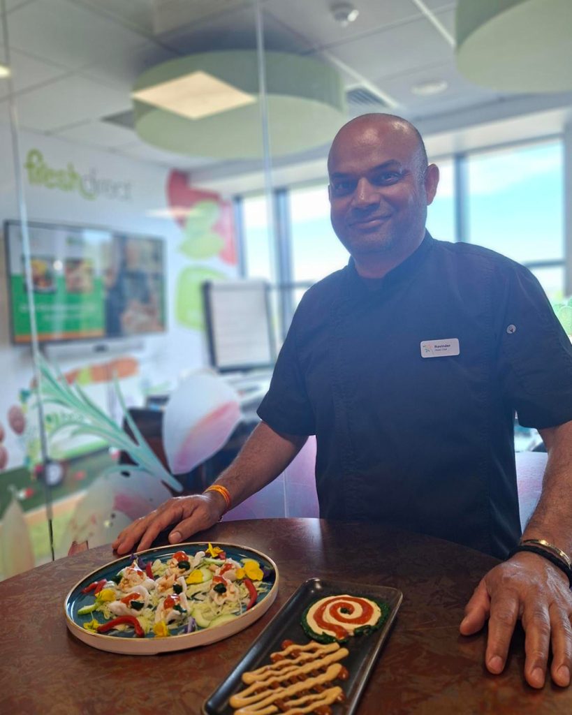 TLC Care chefs collaborating with Brakes Food to improve the care home dining experience through sustainable food practices and culinary innovation.